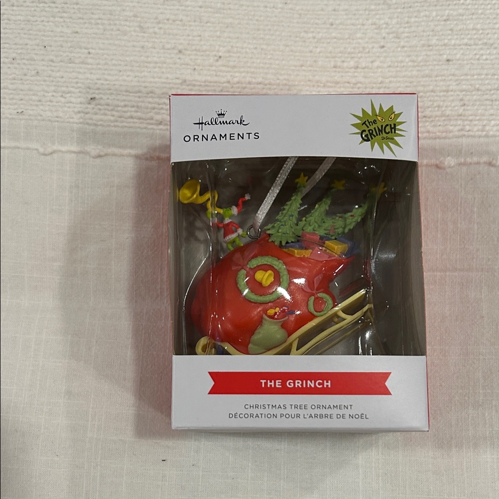 Hallmark The Grinch Ornament - Red and Green